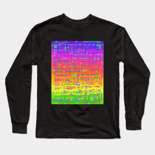 Abstract Neon Long Sleeve T-Shirt